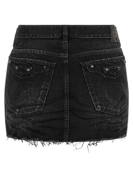 26FW 발렌시아가 와이드 레그 팬츠 852324TTW671037 Black - BALENCIAGA