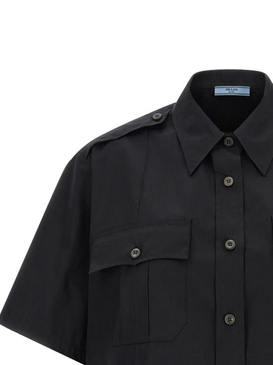 26SS 프라다 셔츠 P411JSOOO1XV2F0002 Black - PRADA