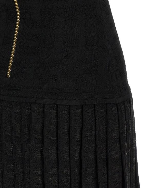 26SS 발망 숏 원피스 GF1R3375KJ360PA Black - BALMAIN