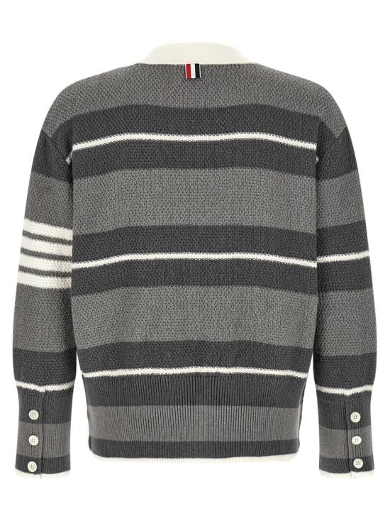 26SS 톰브라운 가디건 MKC641AY3016035 Grey - THOM BROWNE