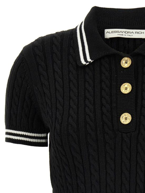 25SS 알레산드라리치 탑 FABX4080K42640091 Black - ALESSANDRA RICH