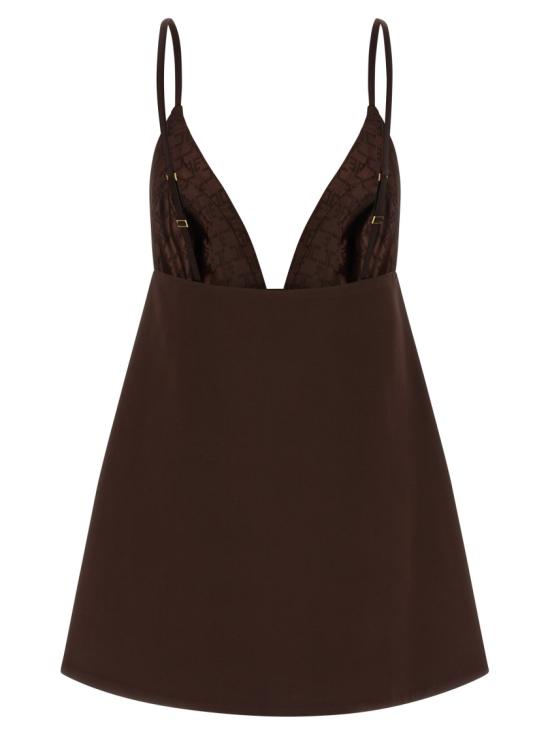 26SS 엘리자베타프랜치 숏 원피스 AB92261E2644 Black - ELISABETTA FRANCHI