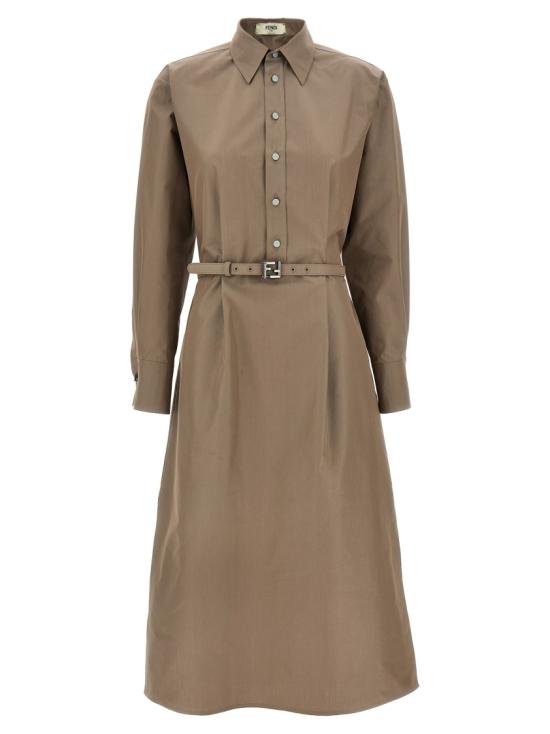 25SS 펜디 미디 원피스 FDD311AQ3KF1SA0 Brown