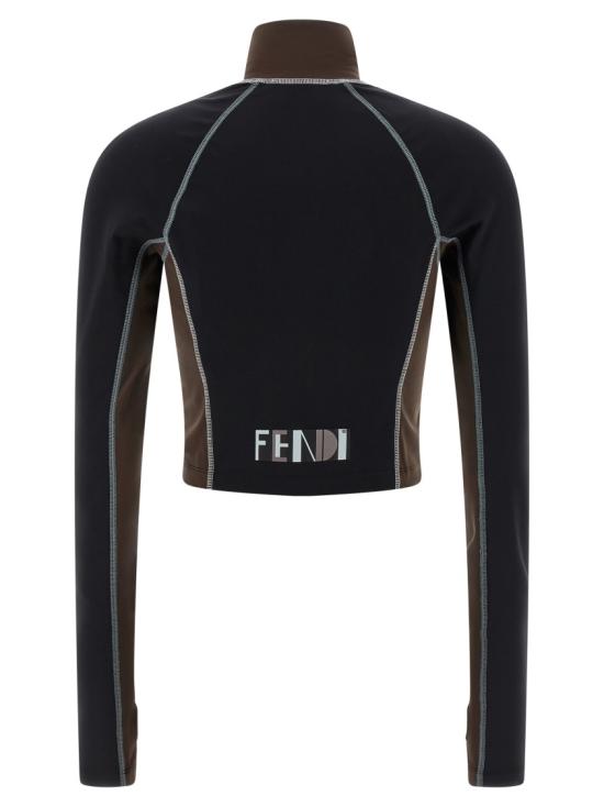 26FW 펜디 탑 FAF370AT93F0D9F Black - FENDI