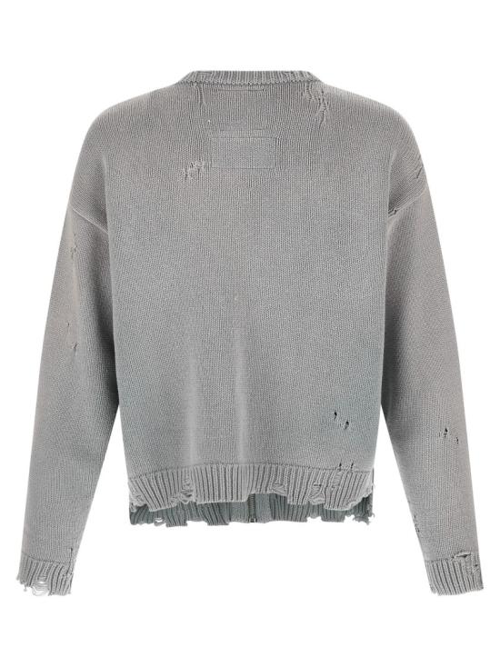 26SS 메종 미하라 야스히로 집업 니트 A16CD501BLUE Grey - MAISON MIHARA YASUHIRO