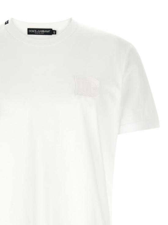 26SS 돌체앤가바나 반팔 티셔츠 G8PV1ZG7P3NW0800 White - DOLCE & GABBANA