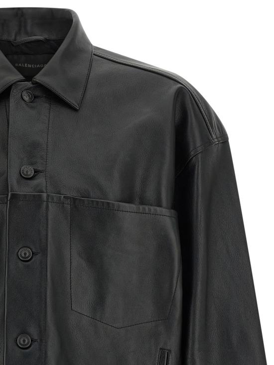 26SS 발렌시아가 자켓 856343TMS031000 Black - BALENCIAGA