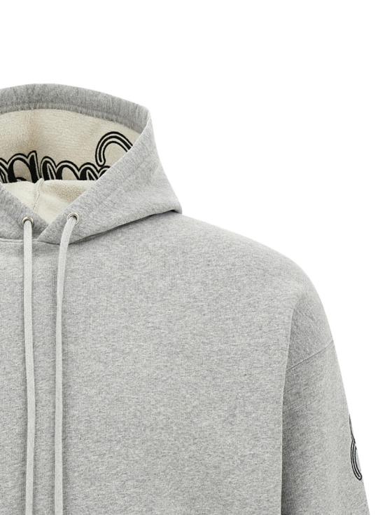 26SS 발렌시아가 커시브 오버사이즈 후드티셔츠 858143TTVM82569 White - BALENCIAGA