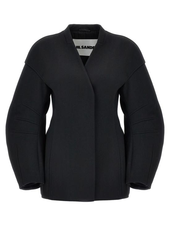 25FW 질샌더 자켓 J03BN0170J40212001 Black