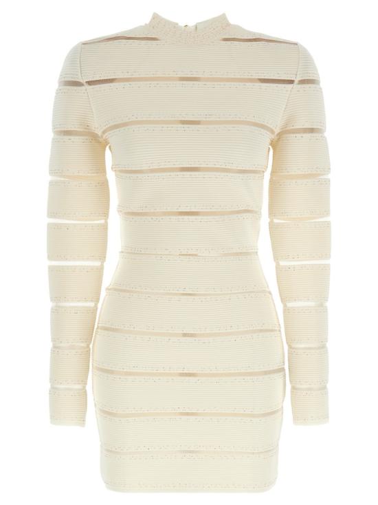 26SS 발망 숏 원피스 GF0R8955KJ84GDK Neutrals