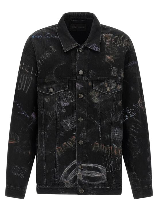 26SS 발렌시아가 오버사이즈 재킷 857181TTWA81037 Black