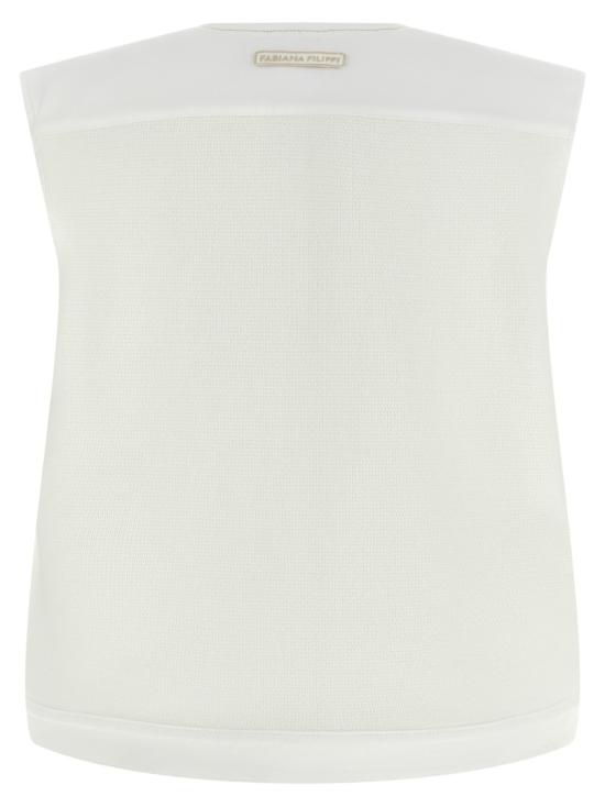 26SS 파비아나 필리피 데님 GCD276F657M137VR1 White - FABIANA FILIPPI