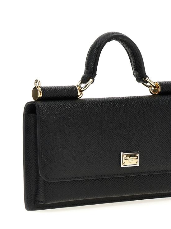 26SS 돌체앤가바나 Dauphine-print calfskin 미니백 BI3280A100180999 Black - DOLCE & GABBANA