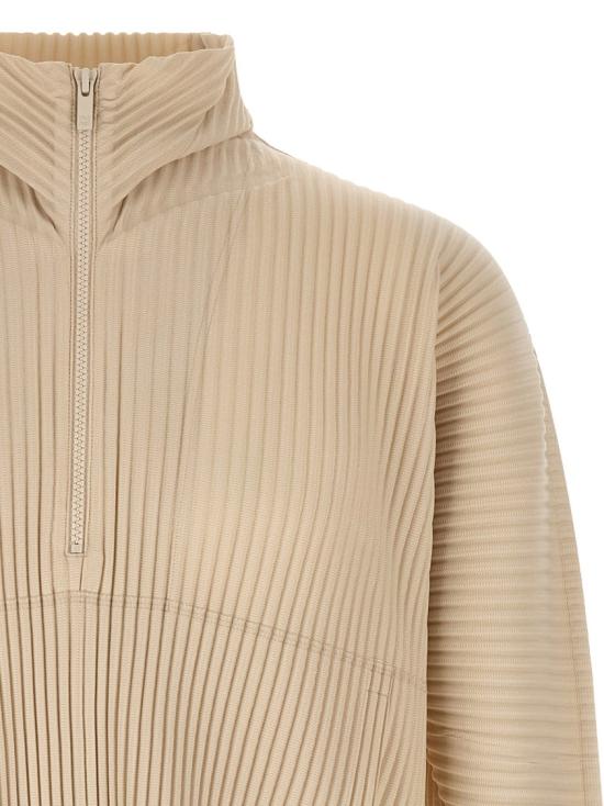 26SS 옴므 플리세 이세이 미야케 집업 니트 HP66JK03242 Neutrals - HOMME PLISSE' ISSEY MIYAKE