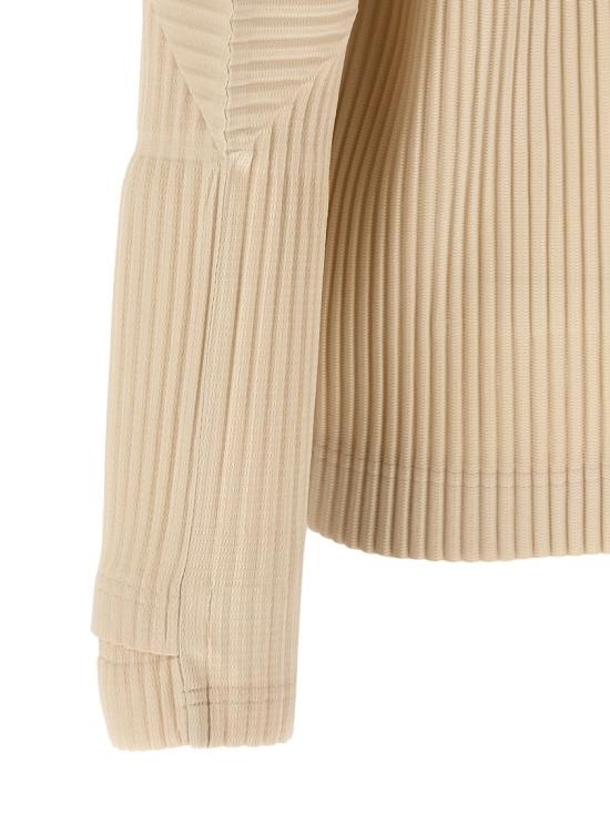 26SS 옴므 플리세 이세이 미야케 집업 니트 HP66JK03242 Neutrals - HOMME PLISSE' ISSEY MIYAKE