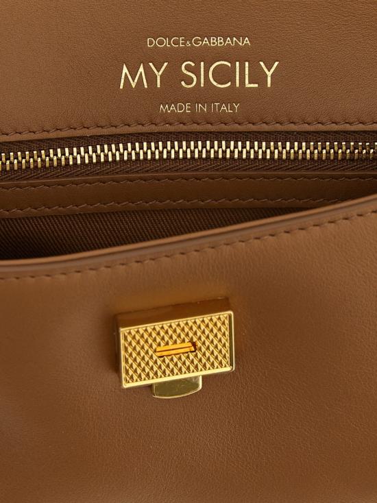 26SS 돌체앤가바나 마이 시실리 핸드백 BB7864B73218Z093 Brown - DOLCE & GABBANA