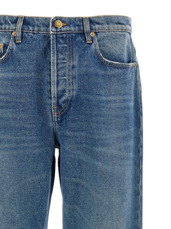 26SS 골든구스 미디엄 워시 루즈 진 GMP01636P0006215010050100 Blue - GOLDEN GOOSE