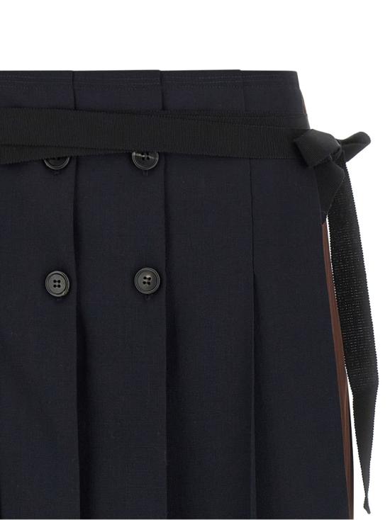 26SS 프라다 롱 스커트 P164IRSOOO19Q3F0008 Black - PRADA