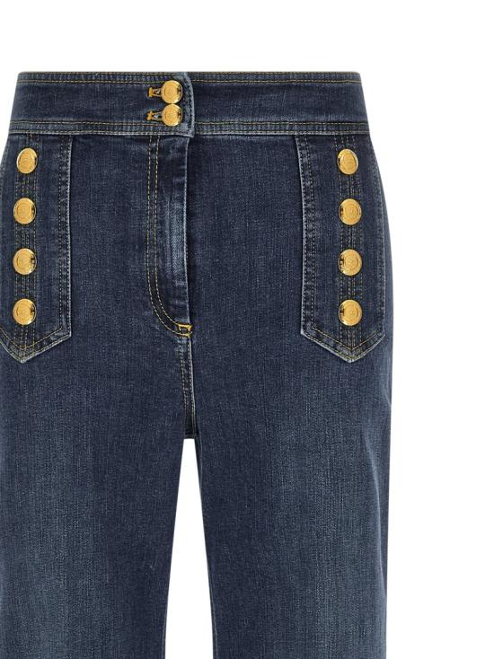 26SS 엘리자베타프랜치 데님 PJ19D61E2104 Black - ELISABETTA FRANCHI