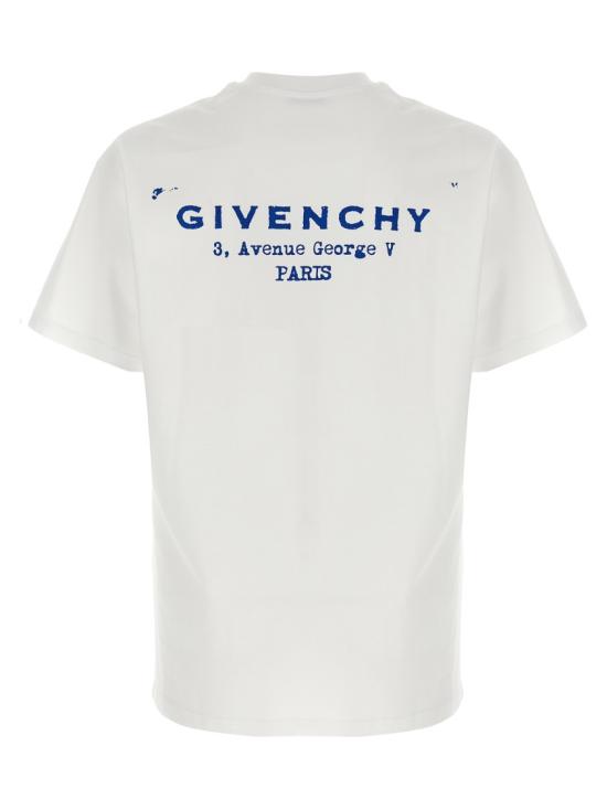 26FW 지방시 반팔 티셔츠 BM71NK3YRJ100 White - GIVENCHY