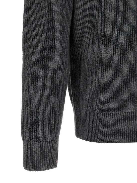 26SS JW앤더슨 집업 니트 KW1481YN0455925 Black - JW ANDERSON