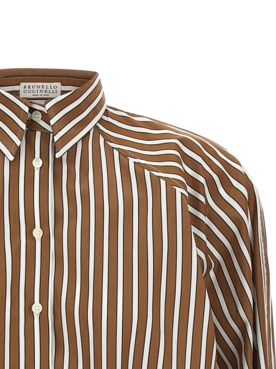 26SS 브루넬로 쿠치넬리 탑 MH749NA906C003 Brown - BRUNELLO CUCINELLI