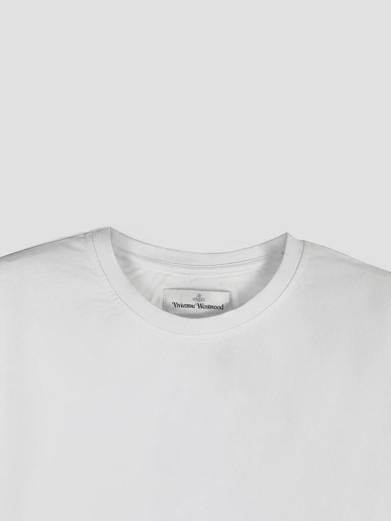 26SS 비비안웨스트우드 반팔 티셔츠 3G01004QJ001M A401 WHITE - VIVIENNE WESTWOOD