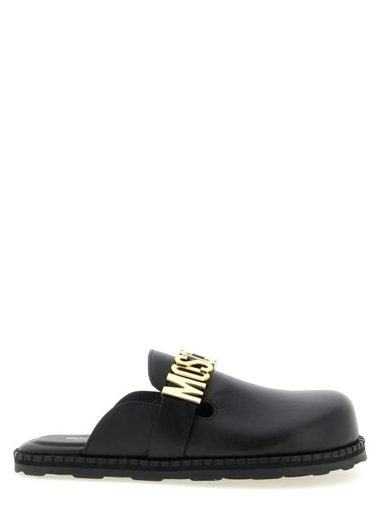 26SS 모스키노 뮬/슬리퍼 MA10162G1OMF0000 Black