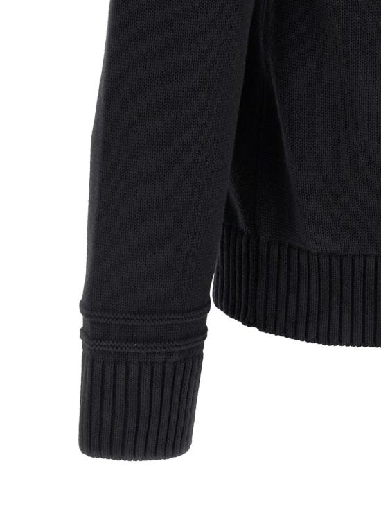 26SS 구찌 인타르시아 니트 코튼 울 스웨터 851724XKFBC1000 Black - GUCCI