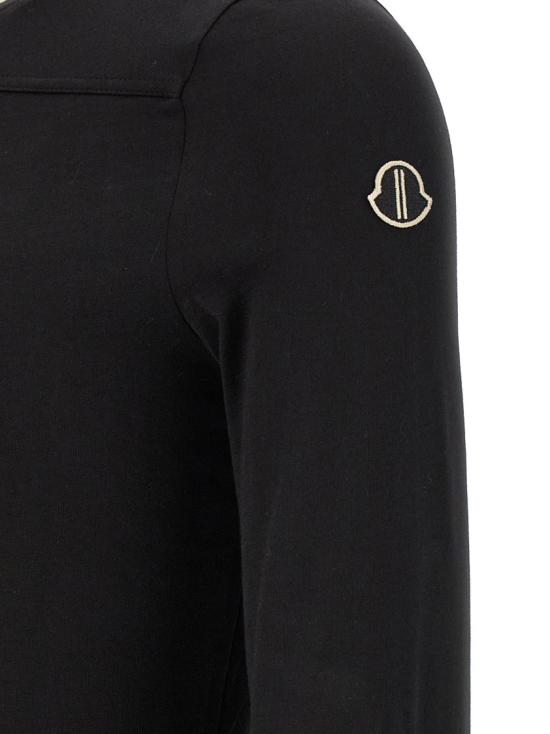 26SS 릭 오웬스 반팔 티셔츠 MU01F8D0189AHD999 Black - RICK OWENS