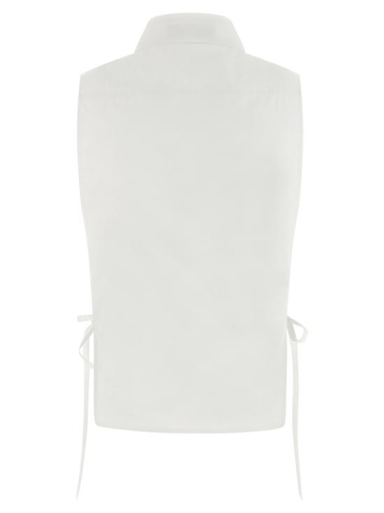 26SS 미우미우 탑 MK2024SOOO19SEF0009 White - MIU MIU