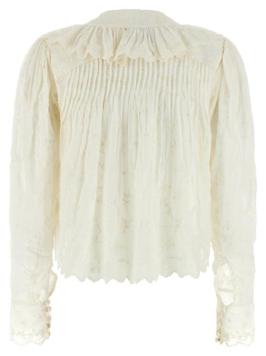 26SS 이자벨마랑 탑 HT0808FAD1J03I20WH White - ISABEL MARANT