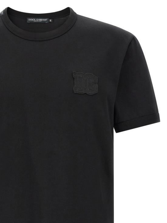 26SS 돌체앤가바나 반팔 티셔츠 G8PV1ZG7P3NN0000 Black - DOLCE & GABBANA