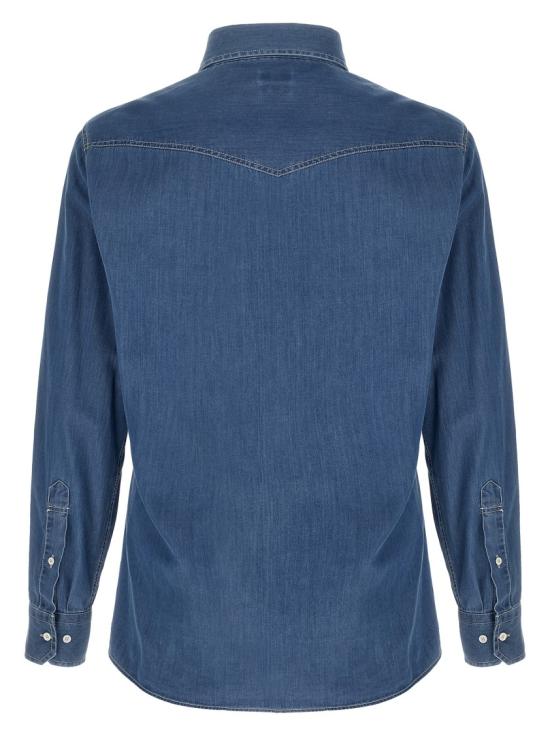 26SS 브루넬로 쿠치넬리 데님 MR6834008COM47 Green - BRUNELLO CUCINELLI