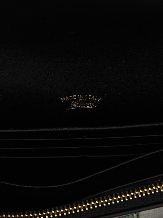 26SS 구찌 홀스빗 웹 스트랩 지갑 867120AAGOQ1057 Black - GUCCI