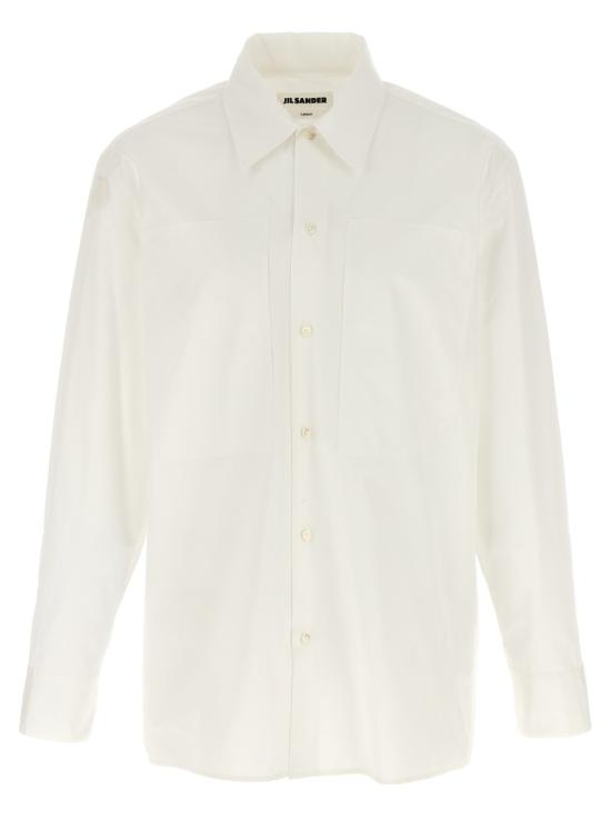 25SS 질샌더 긴팔 셔츠 J24DL0111J45001100 Neutrals