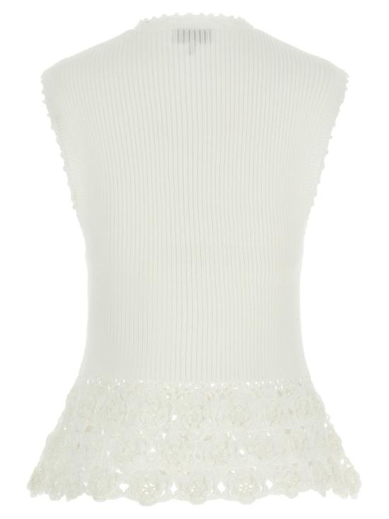 26SS 가니 니트웨어 A1070251135 White - GANNI