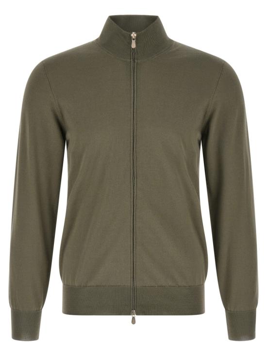 26SS 브루넬로 쿠치넬리 집업 니트 M2900106CXS05 Grey