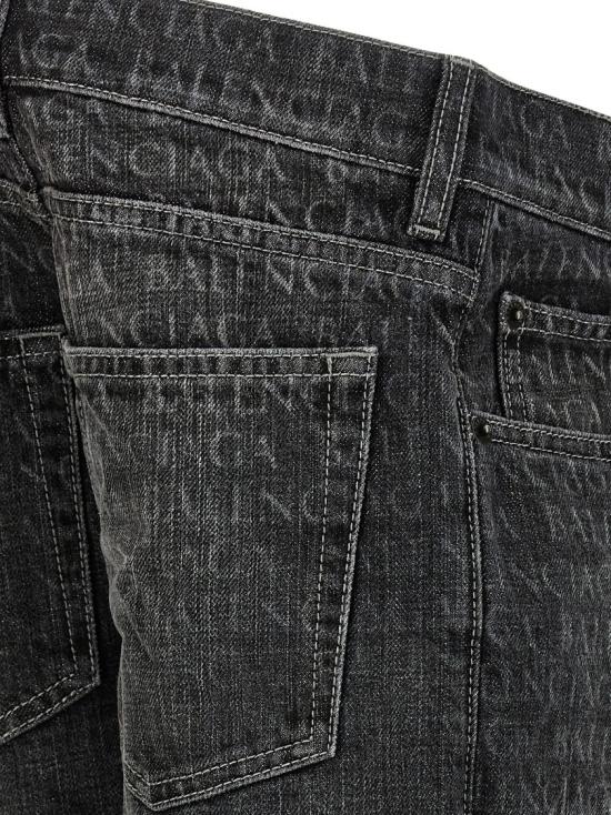 26SS 발렌시아가 데님 852328TTWA51037 Black - BALENCIAGA