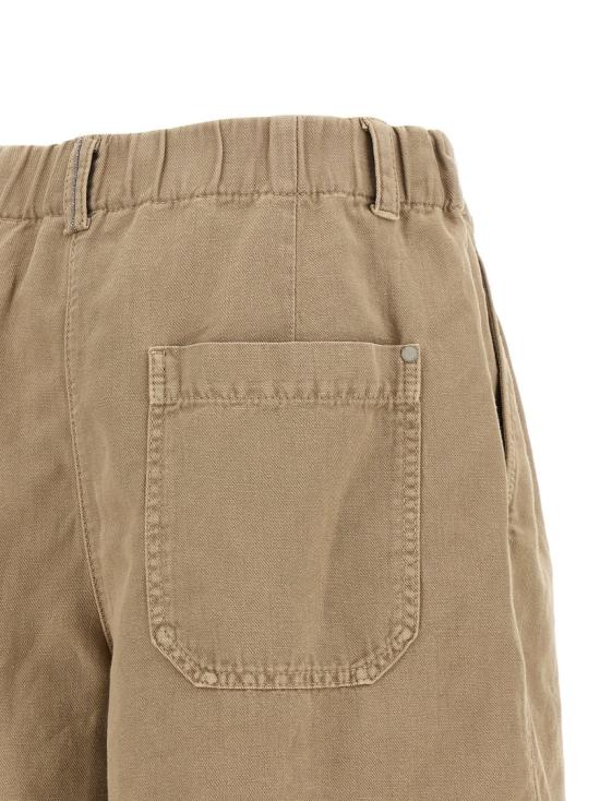 26SS 브루넬로 쿠치넬리 숏팬츠 ML996P5761C9320 Neutrals - BRUNELLO CUCINELLI