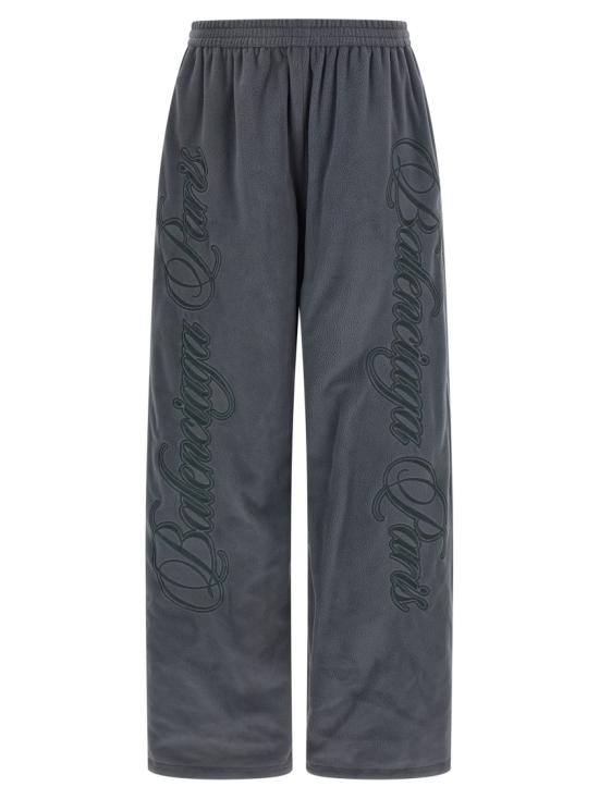 26SS 발렌시아가 커시브 배기 팬츠 857654TTO041000 Black - BALENCIAGA