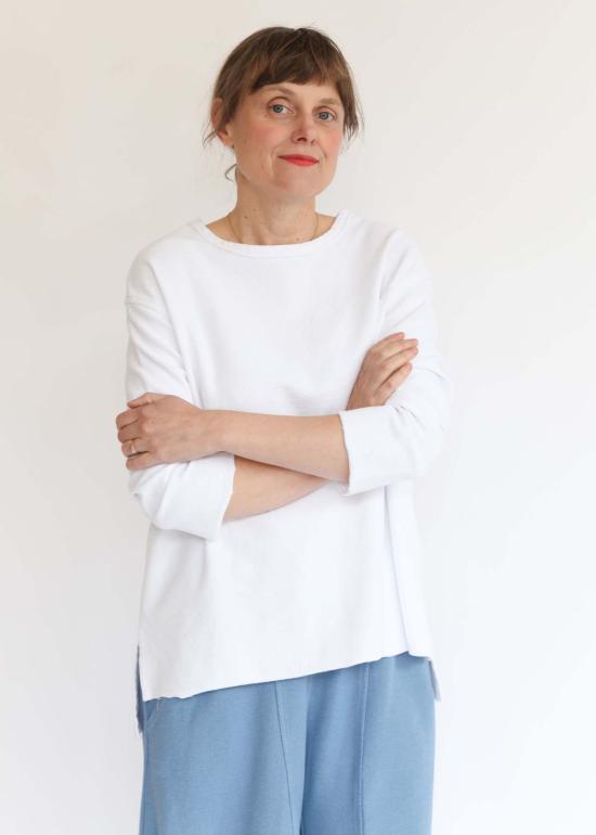  일레븐 스티치 긴팔 티셔츠 비치 티