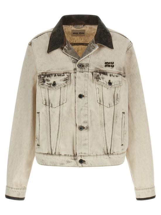 26SS 미우미우 데님 GWB273SOOO183TF0009 Neutrals