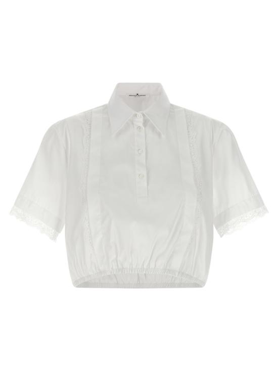 26SS 에르마노 설비노 셔츠 D482L323APBQP10601 White