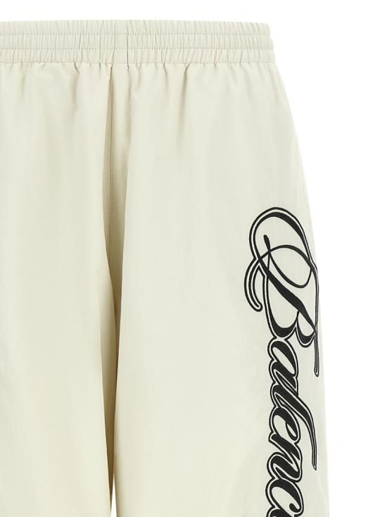 26SS 발렌시아가 커시브 배기 팬츠 857661TTO049012 Neutrals - BALENCIAGA