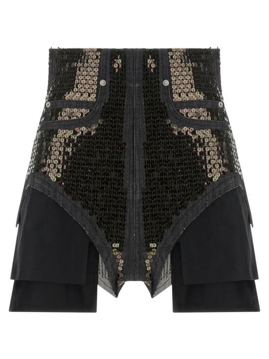 26SS 릭 오웬스 숏팬츠 RP01F6310SRAKM30994 Black