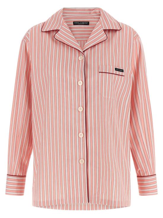 26SS 돌체앤가바나 스트라이프 포플린 셔츠 F5U28TFR517S8051 Pink