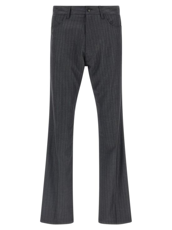 26FW 발렌시아가 핀스트라이프 팬츠 850705TPT051360 Black