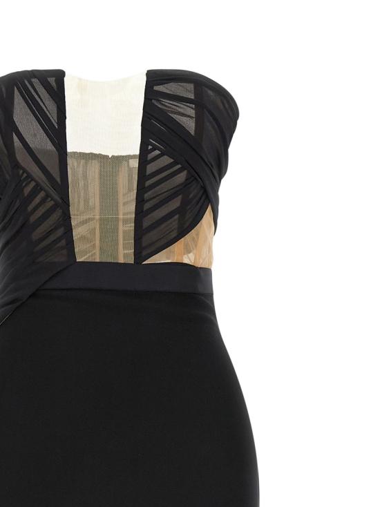 26FW 넨시 도자카 원피스 NDDR2673501100BLACK Black - NENSI DOJAKA