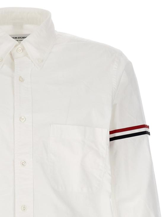 26SS 톰브라운 옥스포드 암밴드 클래식 셔츠 MWL150EF0313100 White - THOM BROWNE